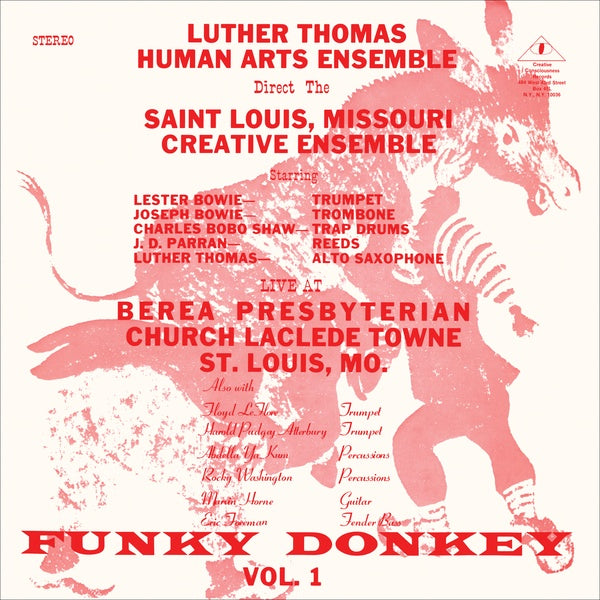 LUTHER THOMAS HUMAN ARTS ENSEMBLE - Funky Donkey Vol. 1 (1973) Vinyl LP