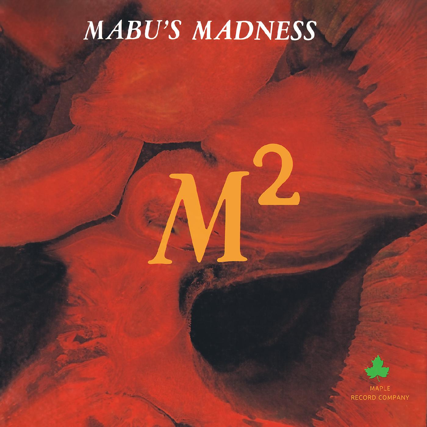 Mabu's Madness - M-Square (FIRE ORANGE WITH BLACK STREAKS VINYL) Vinyl LP Fire orange with black streaks vinyl
