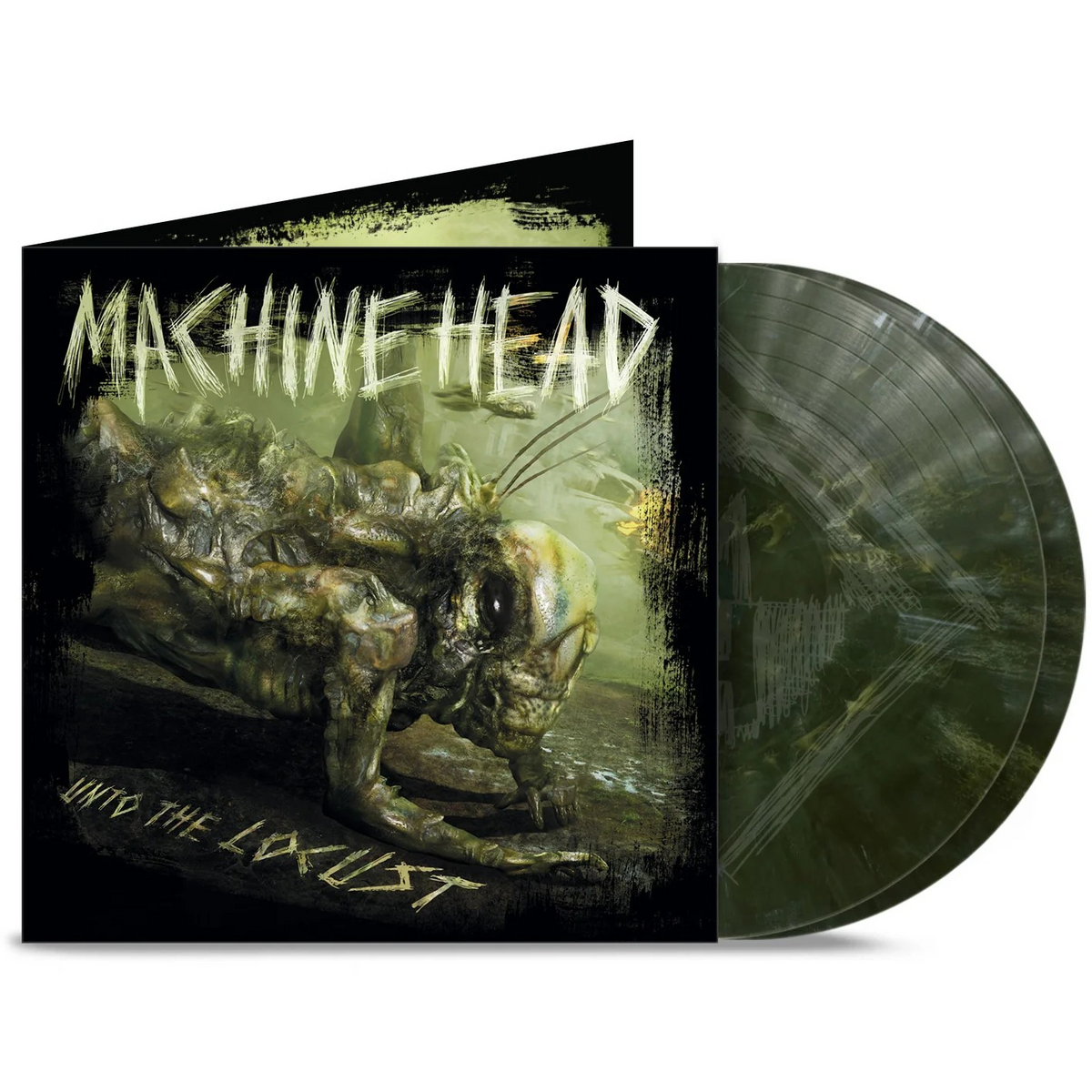 Machine Head - Unto The Locust (Indie Exclusive, Limited Edition, Dark Green Marble Colored Vinyl, 15th Anniversary Edition, Gatefold LP Jacket) (2 Lp's) Vinyl