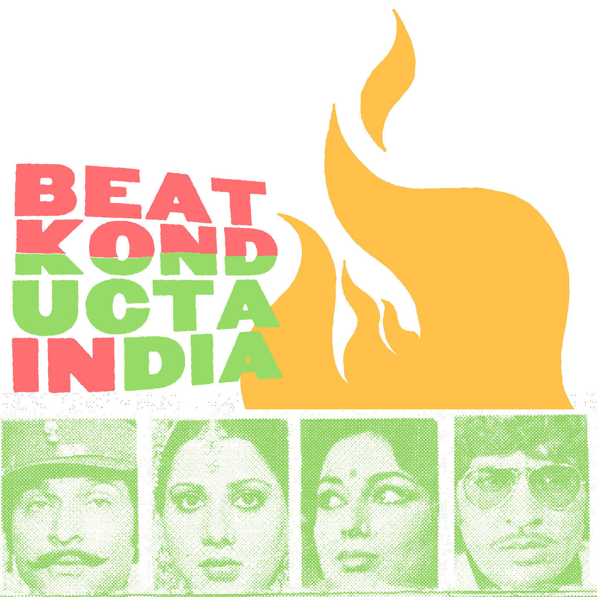 Madlib - Beat Konducta Vol. 3-4: In India - Saffron Blend Edition (Semi-Transparent Silver And Saffron Yellow Vinyl) Vinyl