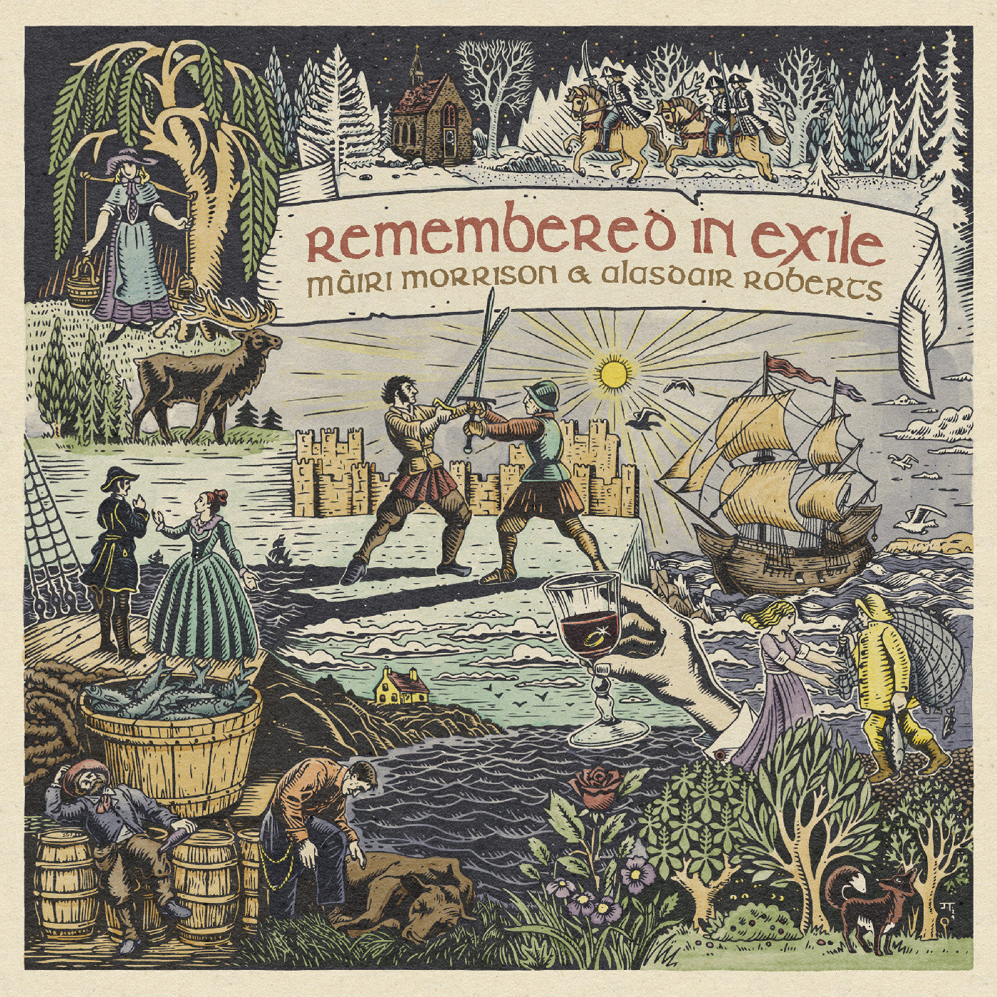 Mairi & Alasdair Roberts With Pete Johnston & Frie - Remembered In Exile: Songs And Ballads From Nova Scotia CD