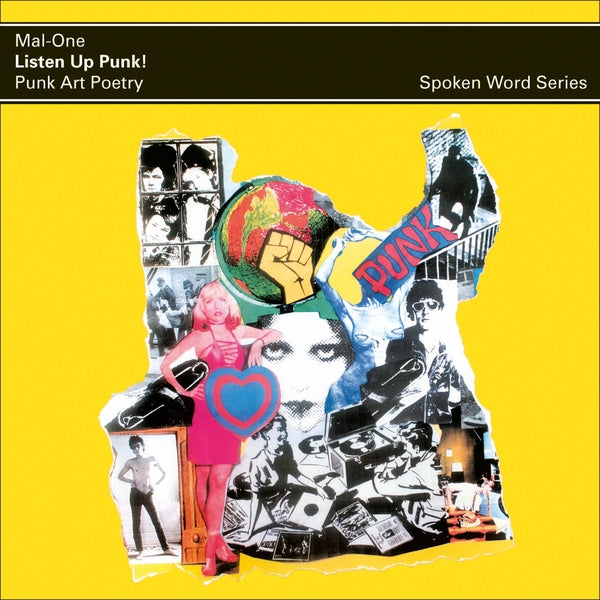 Mal-One - Listen Up Punk! Punk Art Poetry, Spoken Word Album Vinyl LP