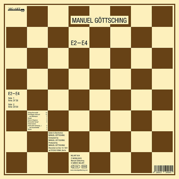 MANUEL GOTTSCHING - E2-E4 (35th Anniversary Edition) Vinyl LP