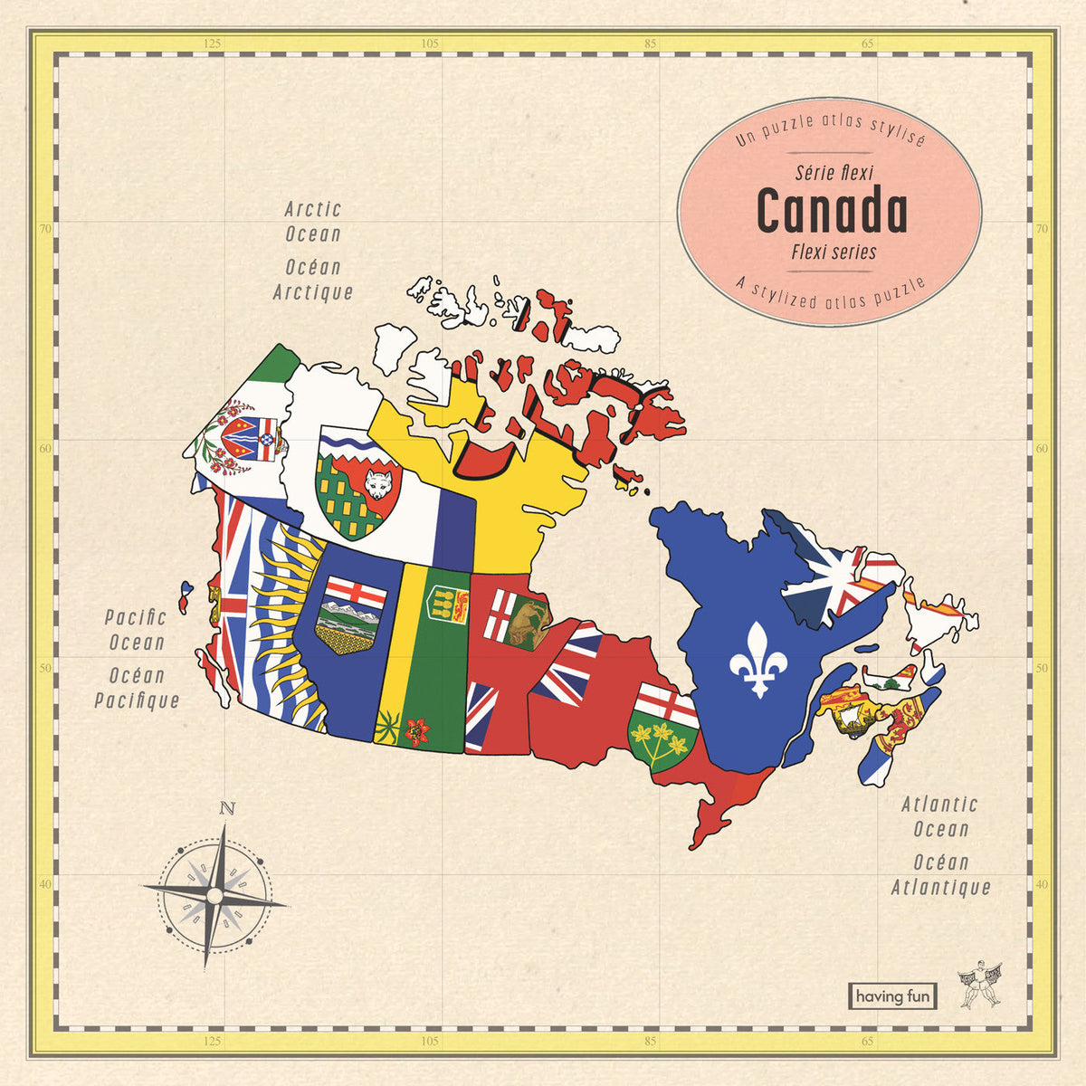 Map Of Canada Puzzle Series - Box Set Vinyl