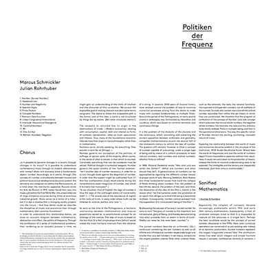 MARCUS SCHMICKLER & JULIAN ROHRHUBER - Politiken der Frequenz Vinyl LP