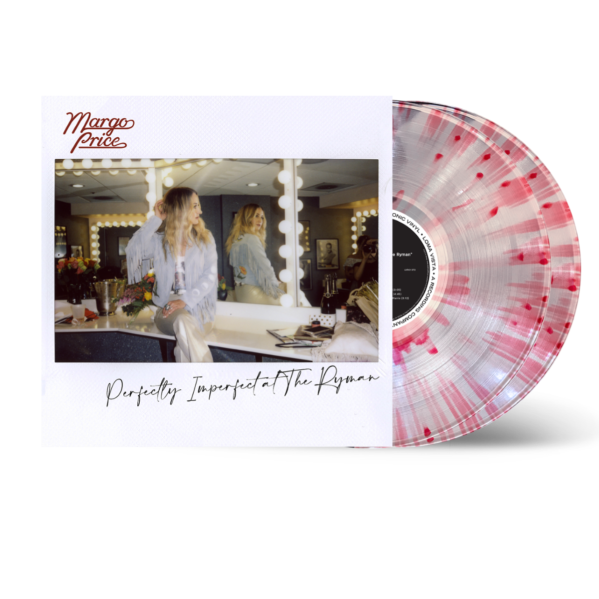 Margo Price - Perfectly Imperfect At The Ryman [Clear w/ Red Splatter 2 LP] Vinyl