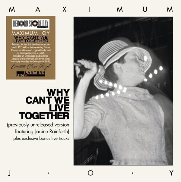 MAXIMUM JOY - Why Can't We Live Togheter (Clear Vinyl) Vinyl LP