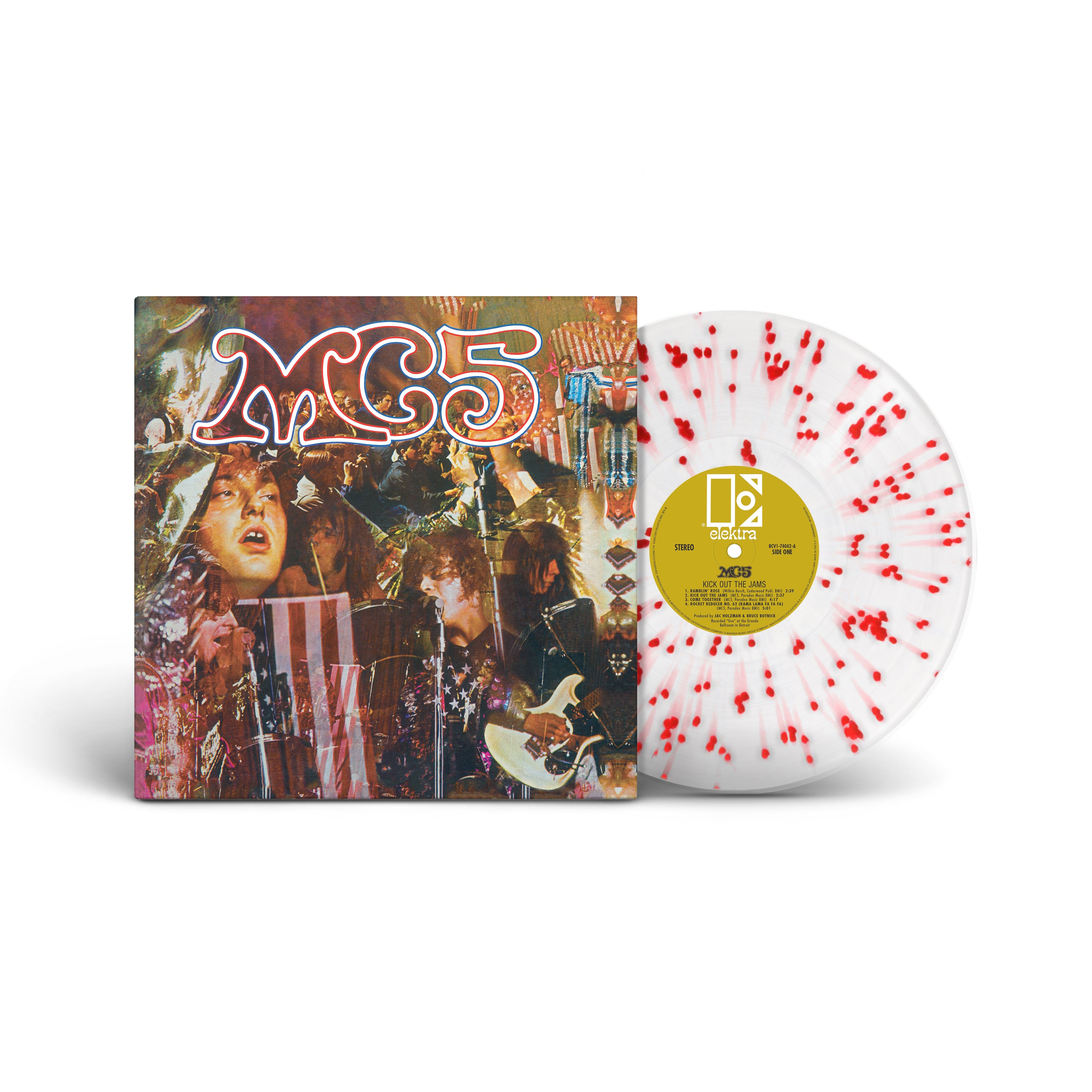 Mc5 - Kick Out The Jams (ROCKTOBER) (Ultra Clear / Red Splatter Vinyl) Vinyl