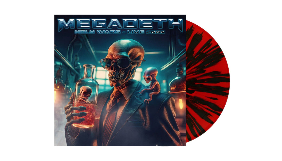 Megadeth - Holy Wars - Live 2000 (Red W/ Black Splatter Vinyl) Vinyl