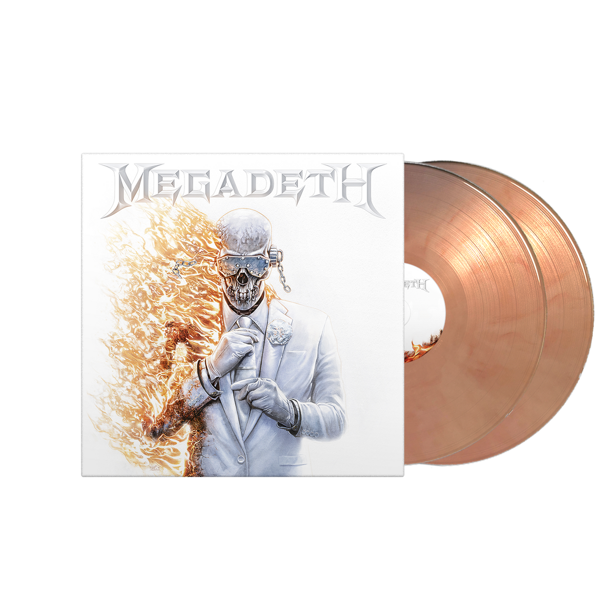 Megadeth - Megadeth (Indie Exclusive) [White Orange Marble] [2LP] Vinyl