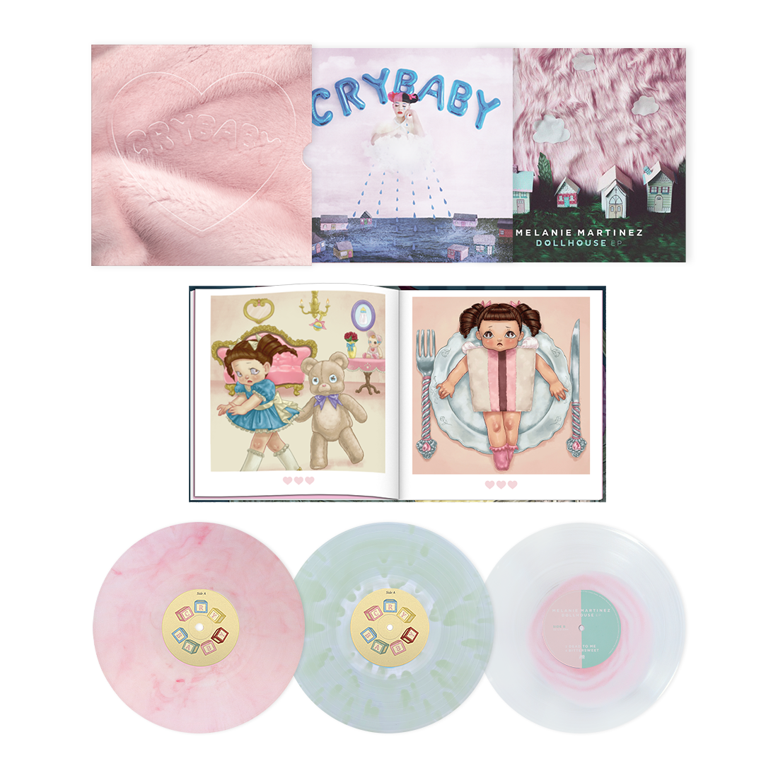 Melanie Martinez - Cry Baby: 10th Anniversary Edition (Clear Vinyl, Coke Bottle Green, Pink, Special Edition) (3 Lp's) Vinyl