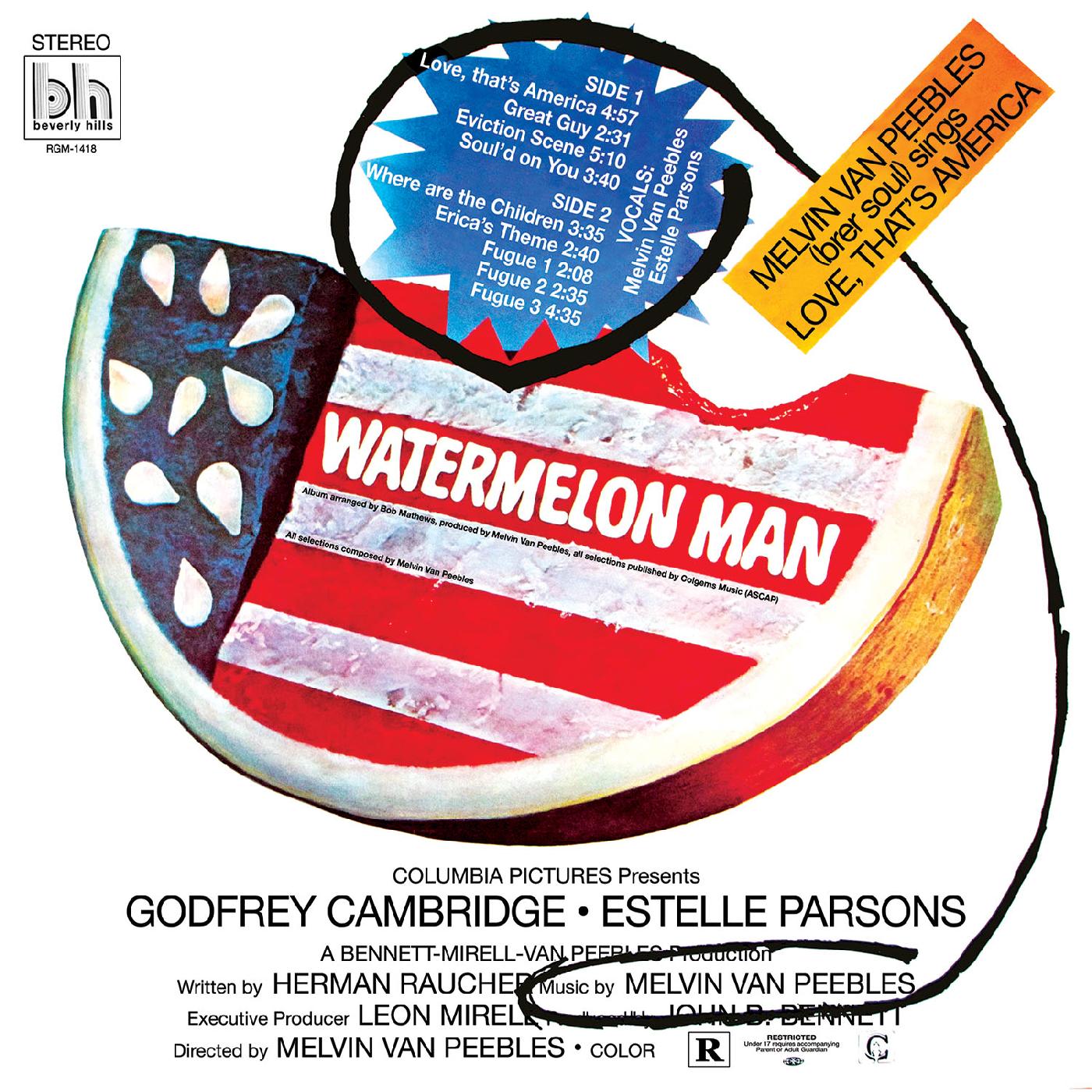 Melvin Van Peebles - Watermelon Man (GREEN "WATERMELON SKIN" VINYL) Vinyl LP Green "Watermelon Skin" vinyl pressing. Includes insert with liner notes
