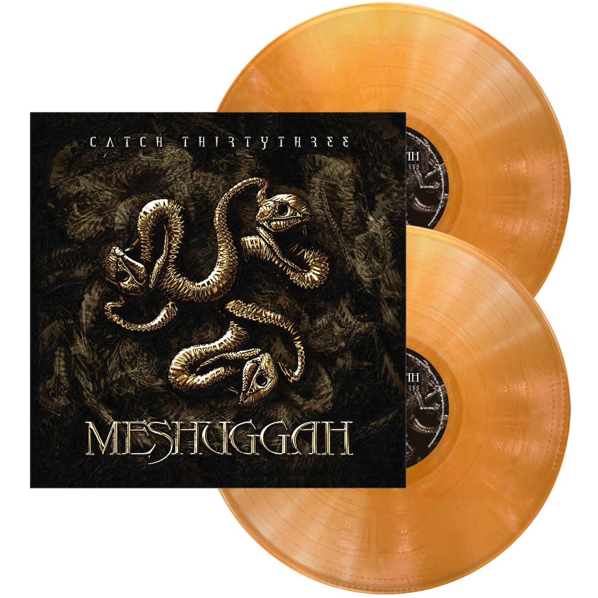 Meshuggah - Catch Thirtythree: 20Th Anniversary Edition (2026 Remastered) [Gold, White Marble Vinyl] Vinyl