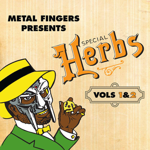 Mf Doom - Metal Fingers Presents: Special Herbs Vols. 1 & 2 (Mustard Yellow Colored Vinyl Gatefold 2Lp) Vinyl