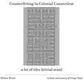 MICHAEL WINTER - Counterfeiting in Colonial Connecticut / a lot of tiles (trivial scan) CD 2CD