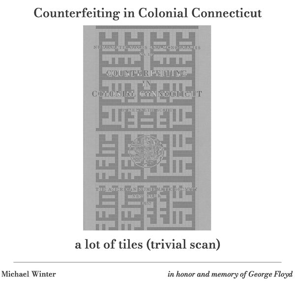 MICHAEL WINTER - Counterfeiting in Colonial Connecticut / a lot of tiles (trivial scan) CD 2CD