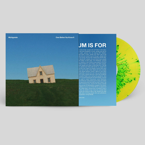 Michigander - Over Before You Know It (Indie Exclusive) [Sunny Lawn Splatter] Vinyl