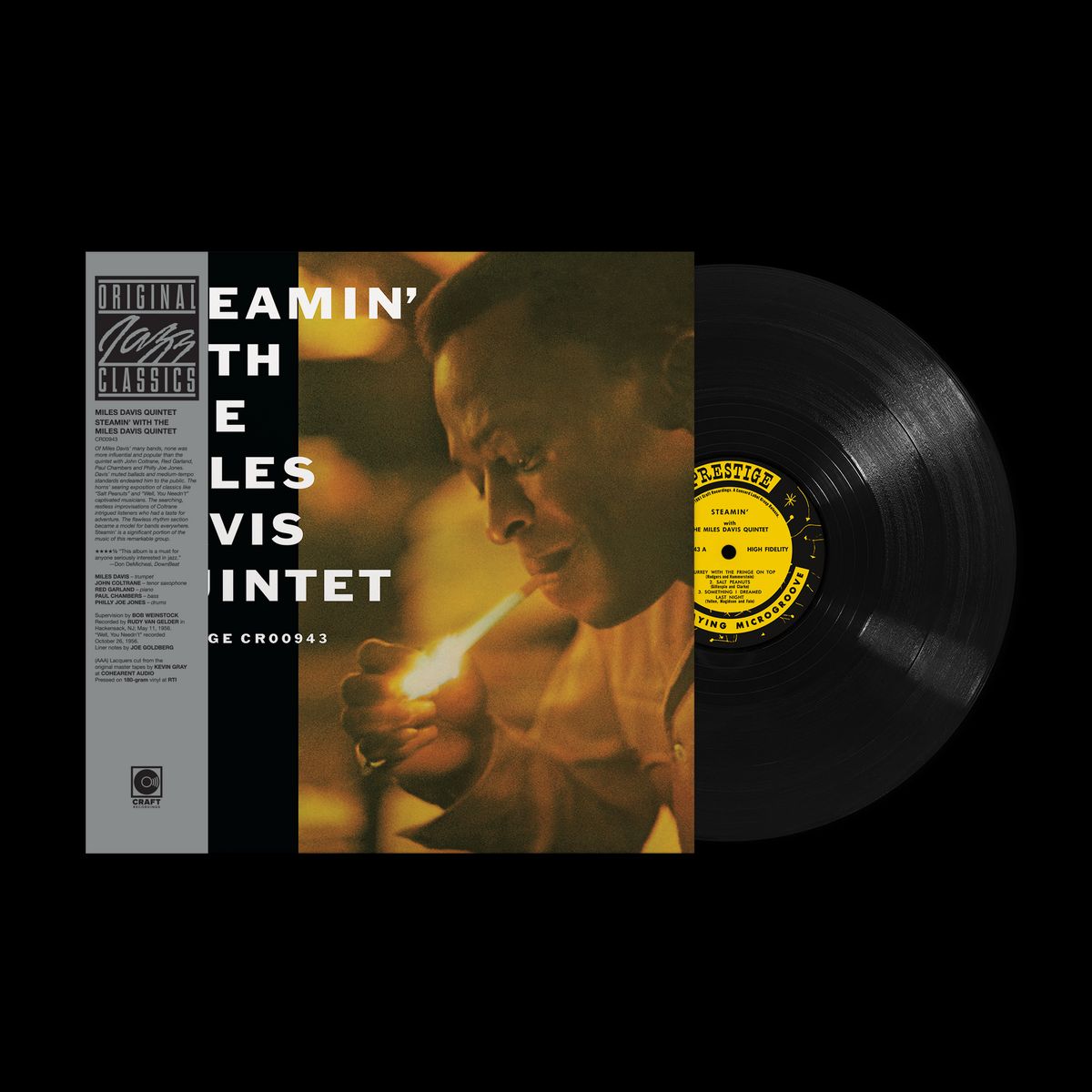 Miles Davis Quintet - Steamin' with the Miles Davis Quintet (Original Jazz Classics Series) (180G) [LP] Vinyl