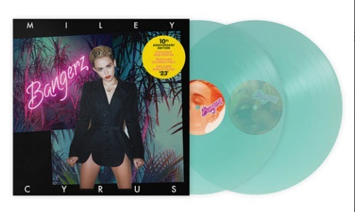 Miley Cyrus - Bangerz (Limited Edition, Sea Glass Vinyl, Gatefold Jacket, Poster, 10th Anniversary) [Import] (2 Lp's) Vinyl