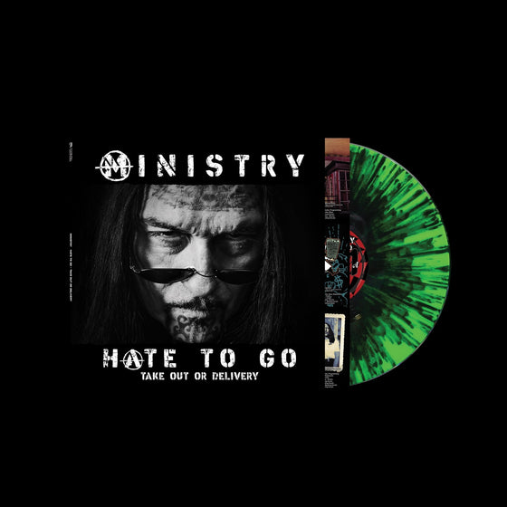 MINISTRY - Hate To Go - Take Out Or Delivery (Limited Edition) [Black/Green Splatter Vinyl] Vinyl
