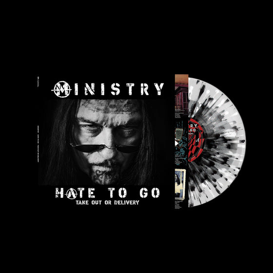 MINISTRY - Hate To Go - Take Out Or Delivery (Limited Edition) [Black/Silver Splatter Vinyl] Vinyl