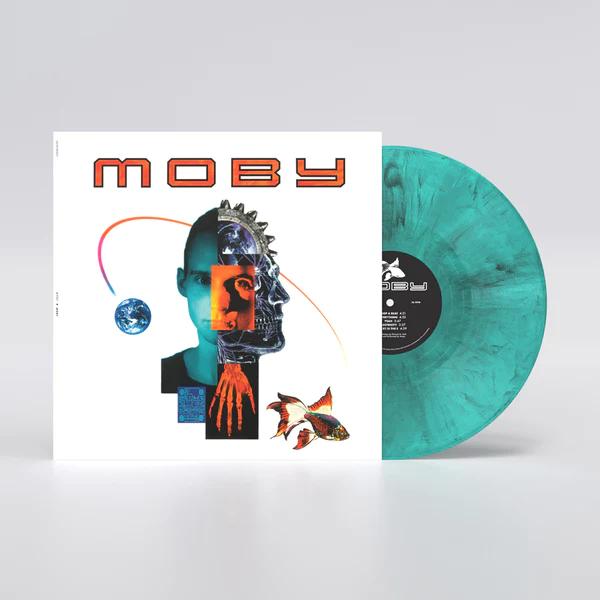 Moby - Moby (Black, White & Blue Marbled Colored Vinyl, 140 Gram Vinyl) Vinyl