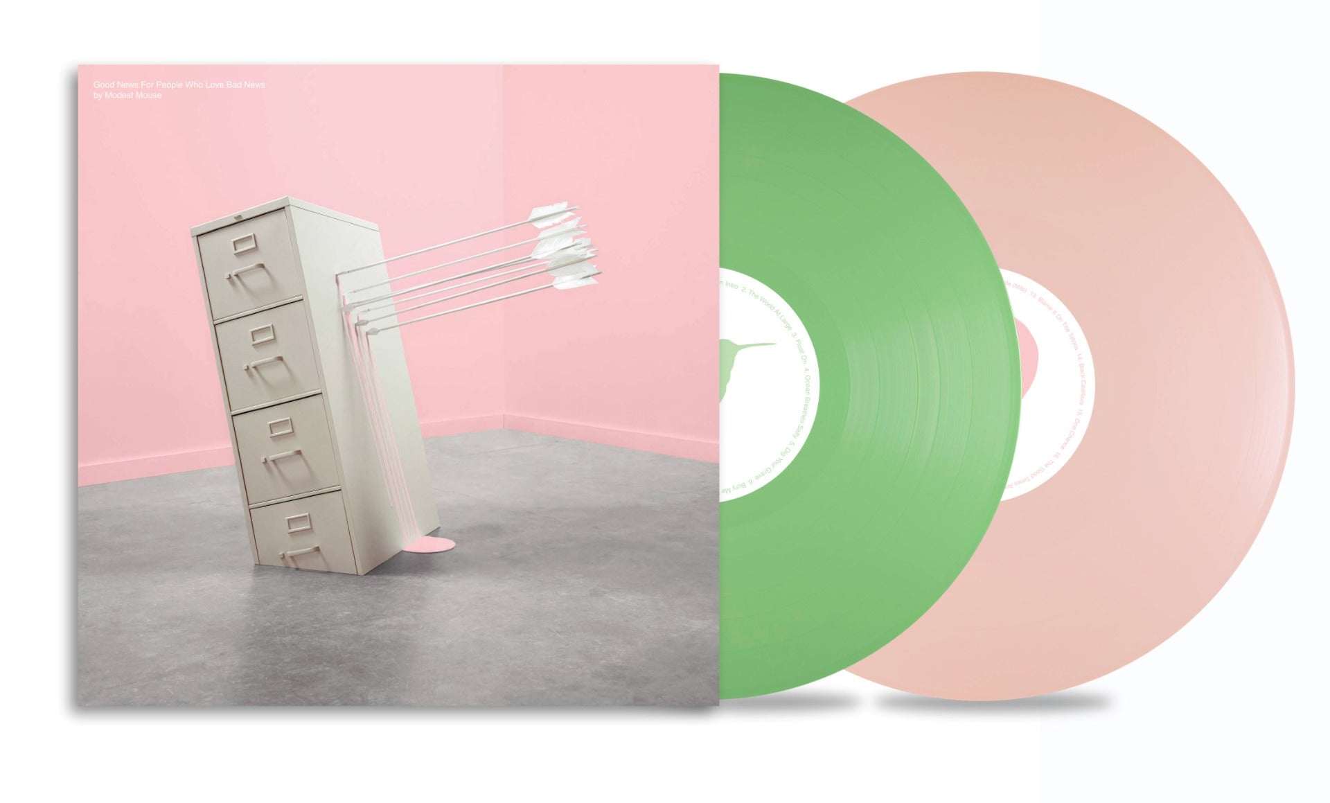 Modest Mouse - Good news For People Who Love Bad News (Deluxe Edition) (Colored Vinyl, Pink, Green) (2 Lp's) Vinyl