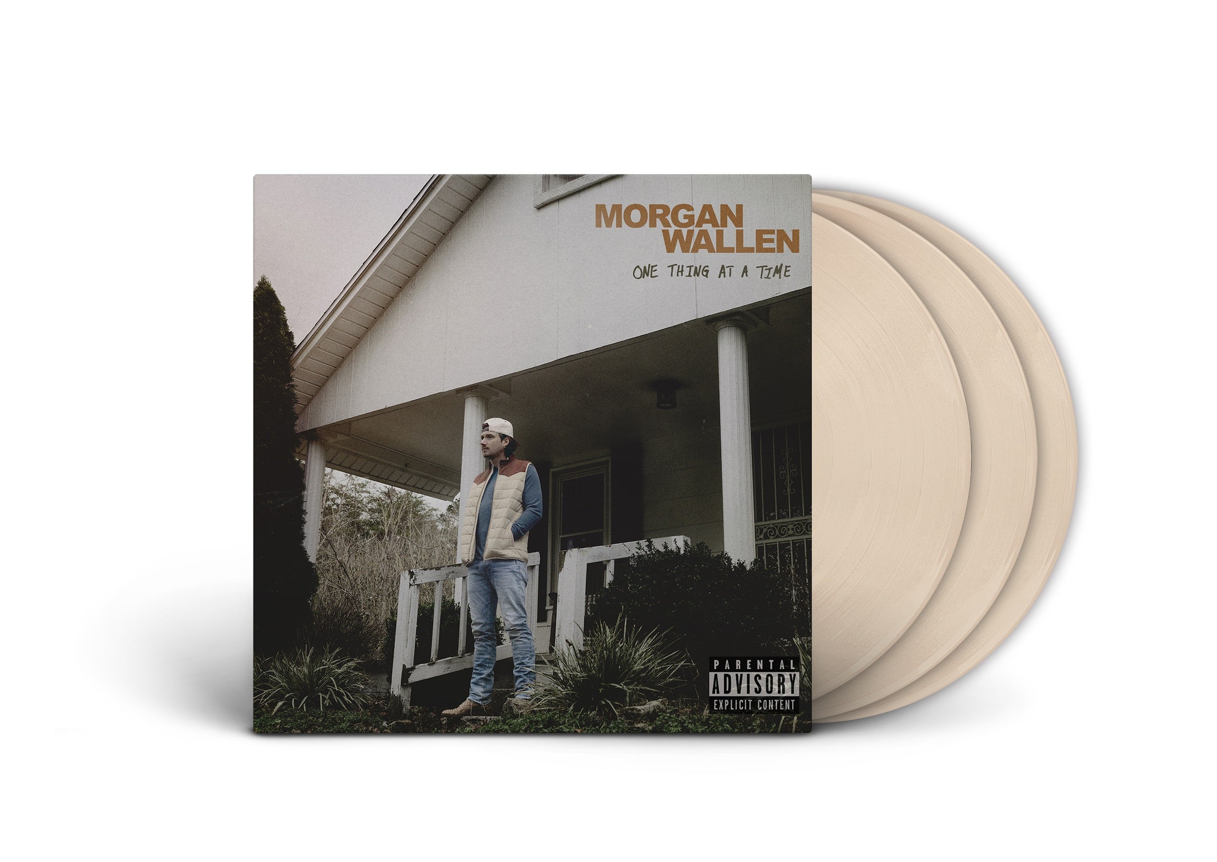 Morgan Wallen - One Thing At A Time [Explicit Content] (Bone White Colored Vinyl) (3 Lp's) Vinyl