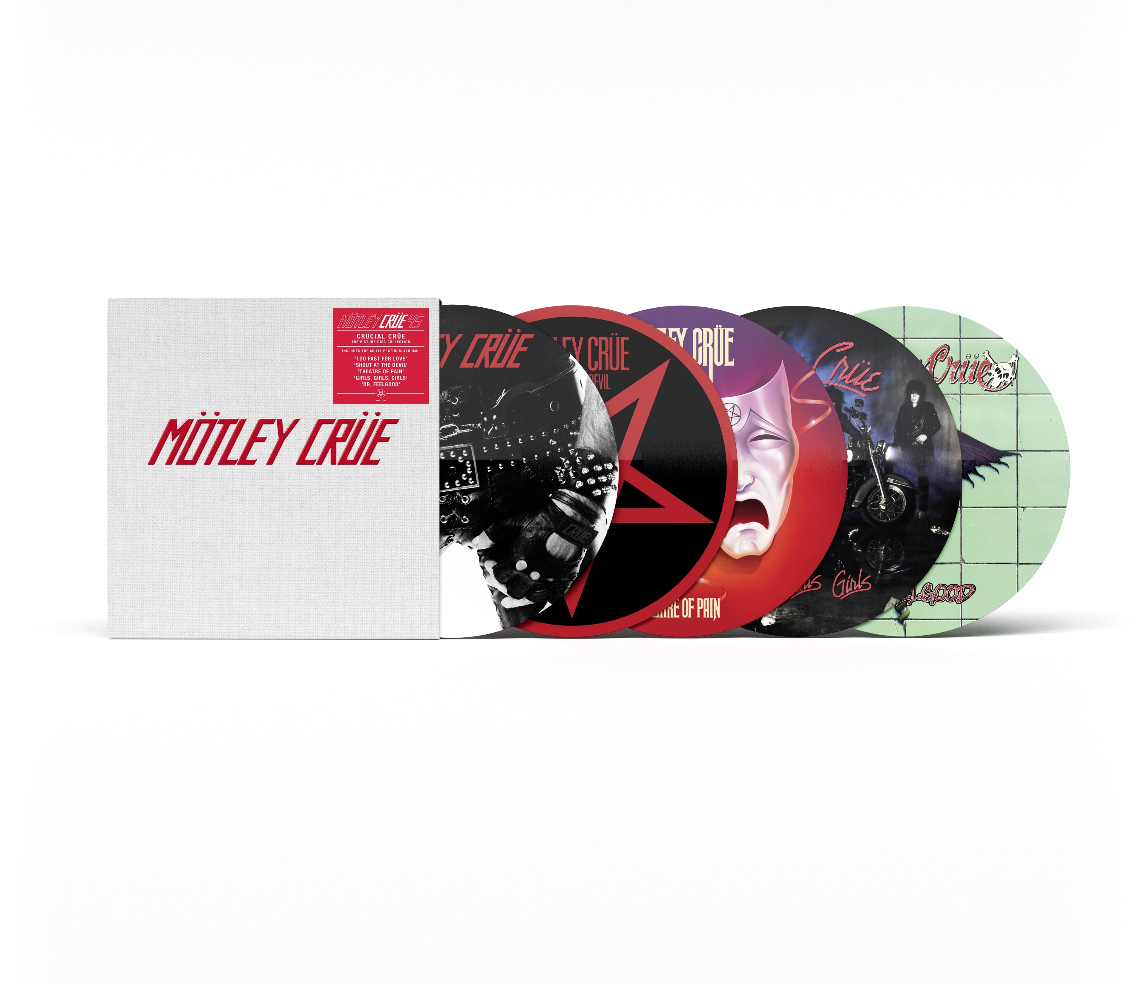 Motley Crue - Crucial Crue (45Th Anniversary) [Deluxe Box Set] [Picture Disc 5Lp] Vinyl