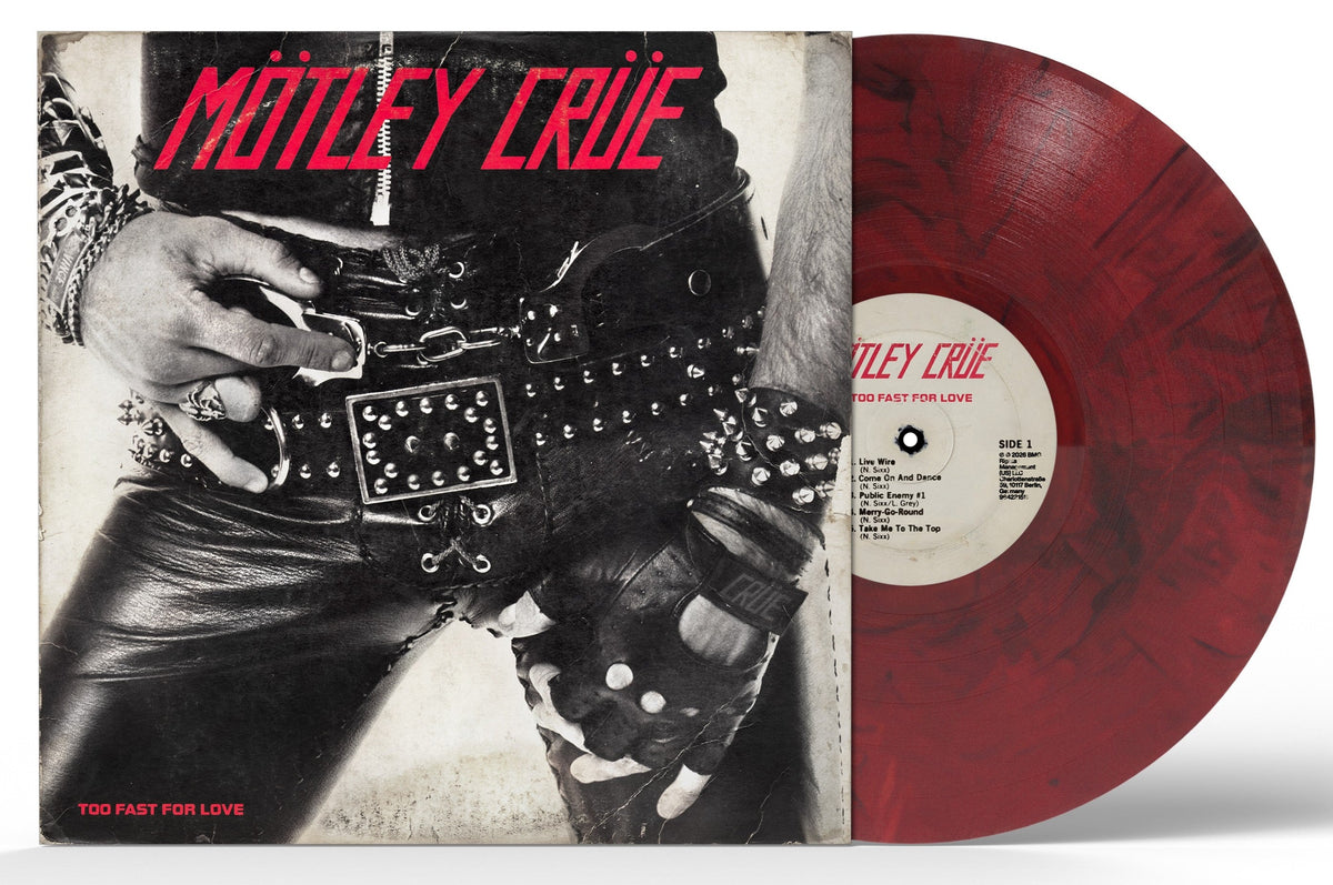 Motley Crue - Too Fast For Love (Indie Exclusive, Black & Red Smoke Colored Vinyl, 45th Anniversary Edition) Vinyl