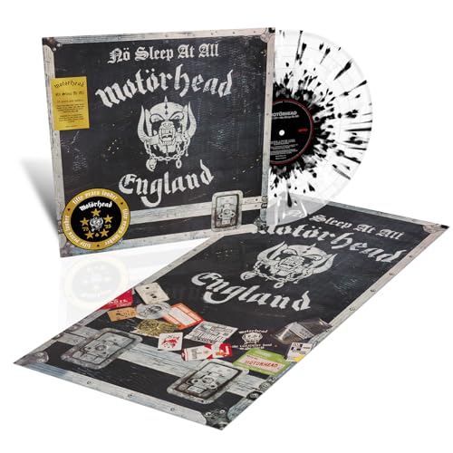 Motörhead - No Sleep At All (50Th Anniversary) [Clear/Black-White Splatter Vinyl] Vinyl