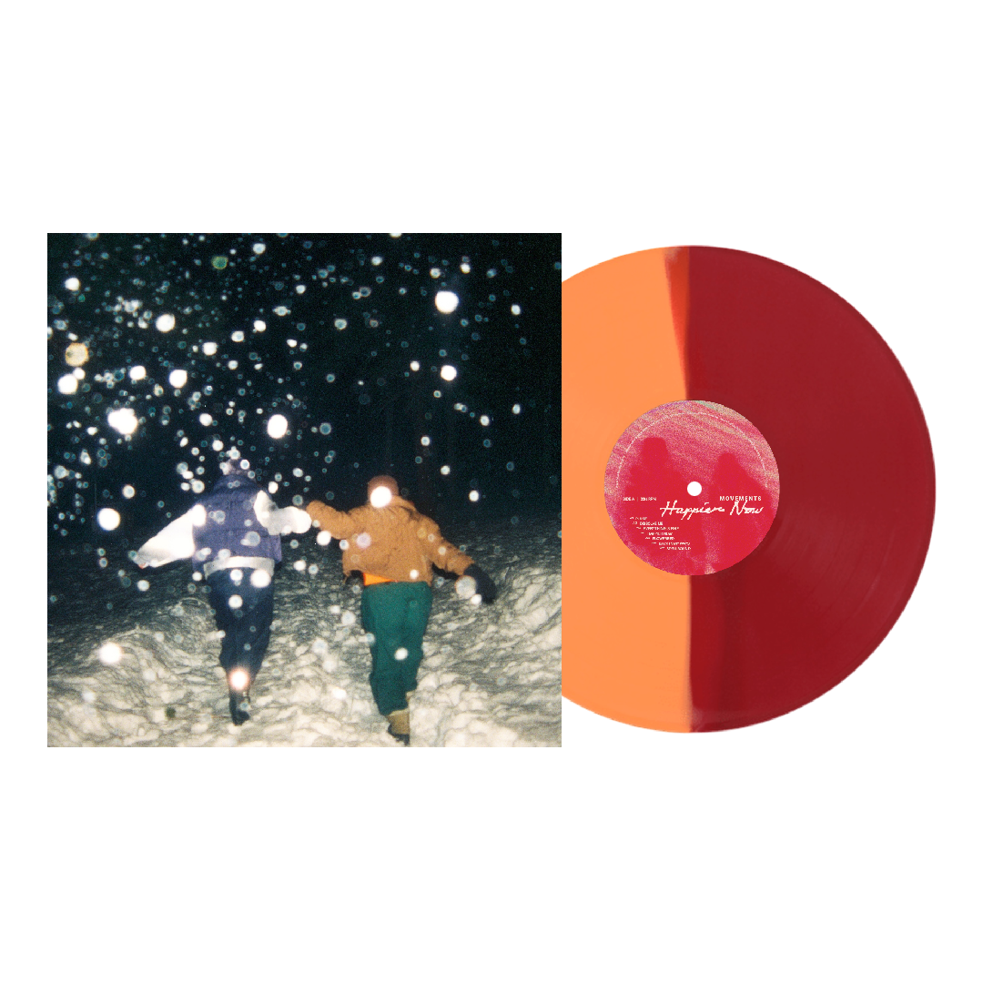 Movements - Happier Now (Indie Exclusive, Limited Edition, Tangerine/ Apple Red Colored Vinyl) Vinyl