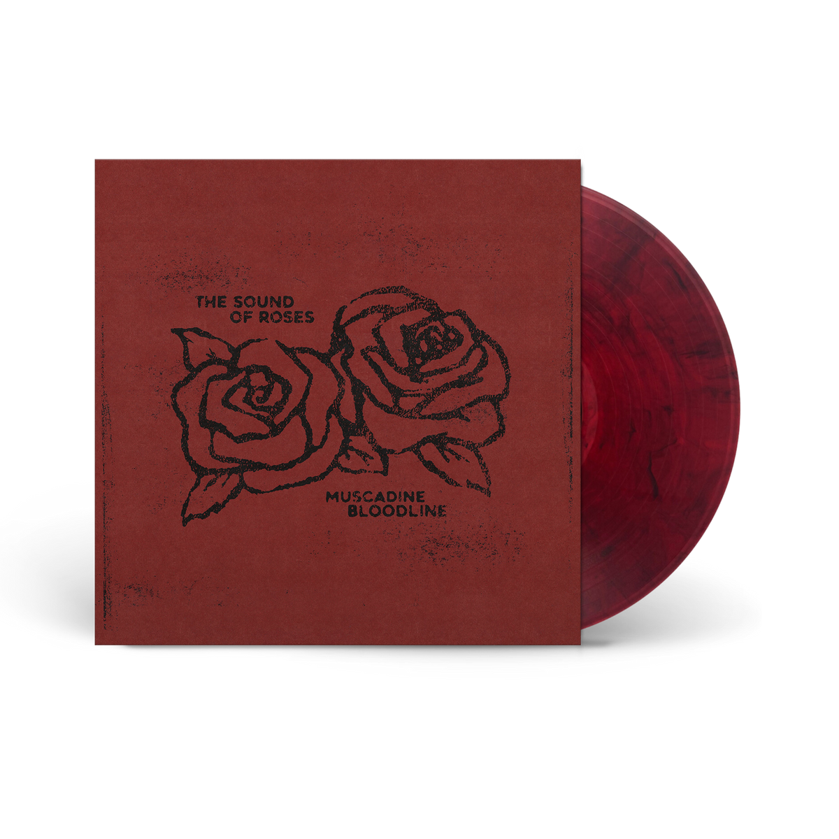 Muscadine Bloodline - The Sound Of Roses [Translucent Red With Black Swirls] Vinyl