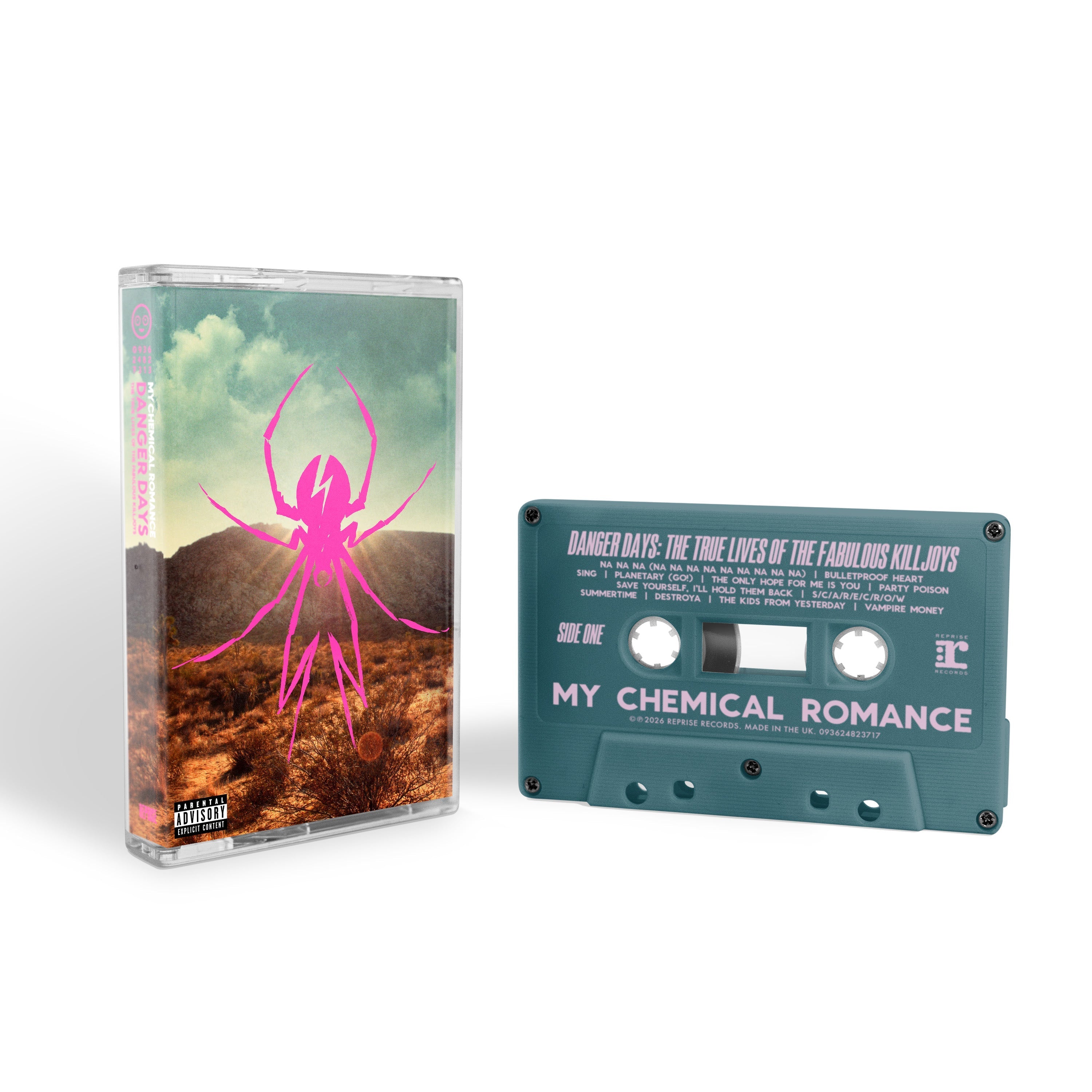 My Chemical Romance - Danger Days: The True Lives Of The Fabulous Killjoys [Explicit Content] (Deluxe Edition, Blue Colored Cassette, Bonus Tracks) Cassette