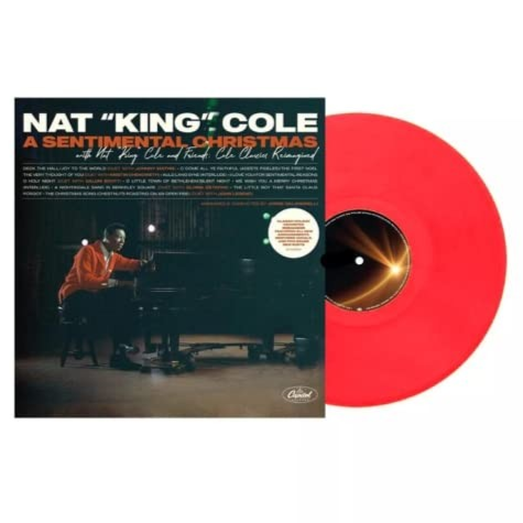 Nat King Cole - A Sentimental Christmas with Nat King Cole and Friends: Cole Classics Reimagined (Limited Edition, Translucent Red Colored Vinyl) Vinyl