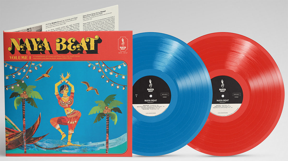 Naya Beat - Volume 1 (South Asian Dance And Electronic Music 1983-1992) (Indie Exclusive) (Sky Blue & Red Alert Vinyl) [2Lp] Vinyl
