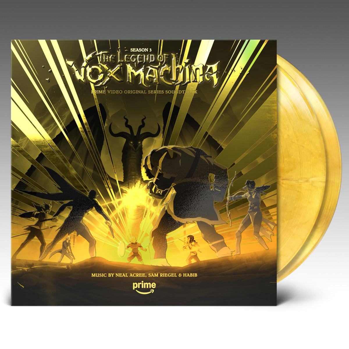 Neal Acree Sam Riegel And Mr. Fantastic - The Legend Of Vox Machina - Season 3 (Original Series Soundtrack) [Metallic Gold Vinyl] [2LP] Vinyl