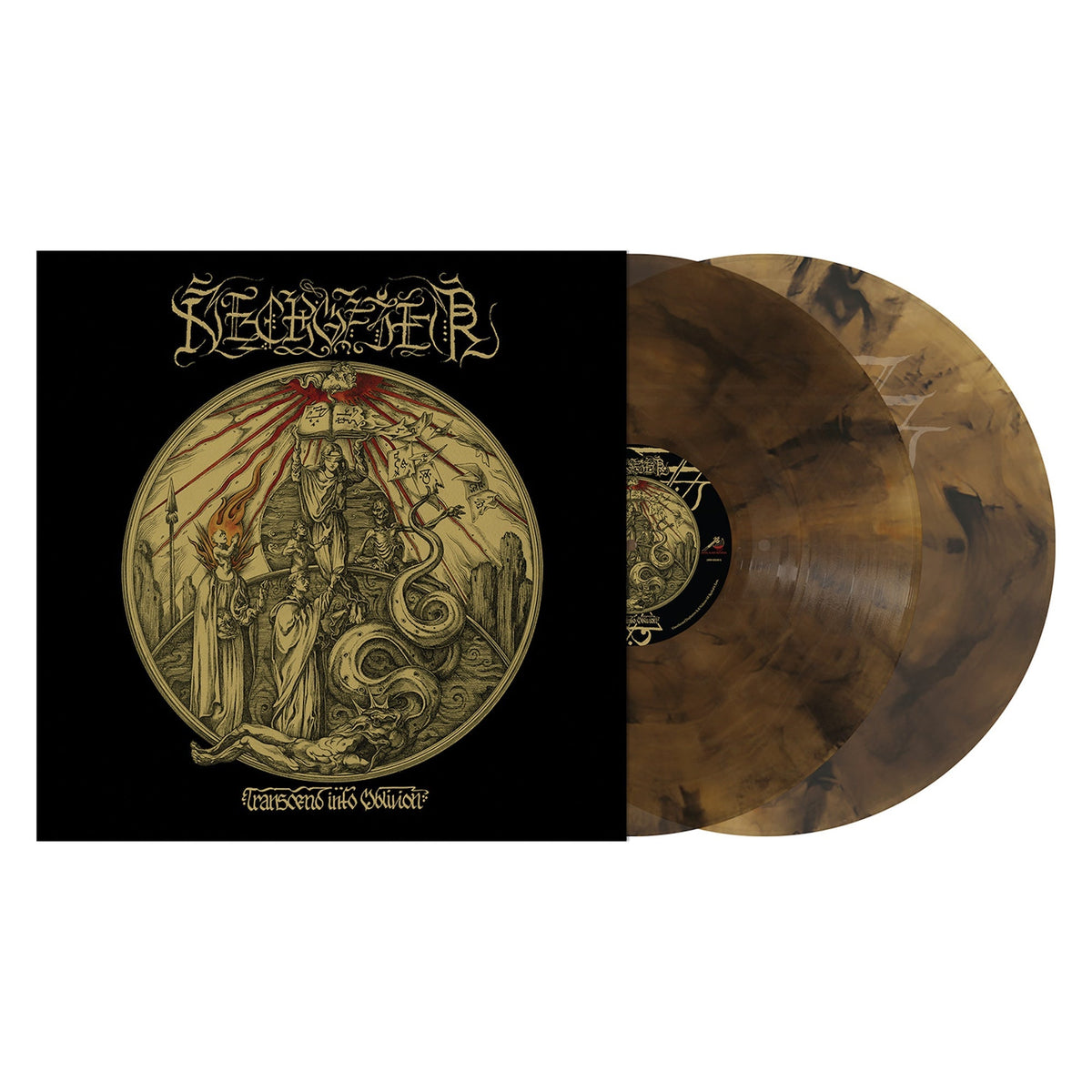 Necrofier - Transcend Into Oblivion Cosmic Storm [Clear Brown Black Marbled Vinyl] [2LP] Vinyl