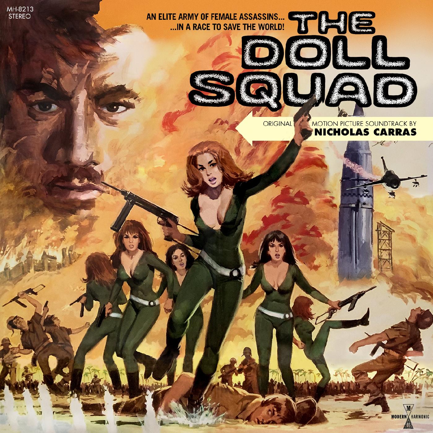 Nicholas Carras - The Doll Squad Original Motion Picture Soundtrack (TRANSPARENT GREEN VINYL) Vinyl LP Transparent Green Vinyl + DVD