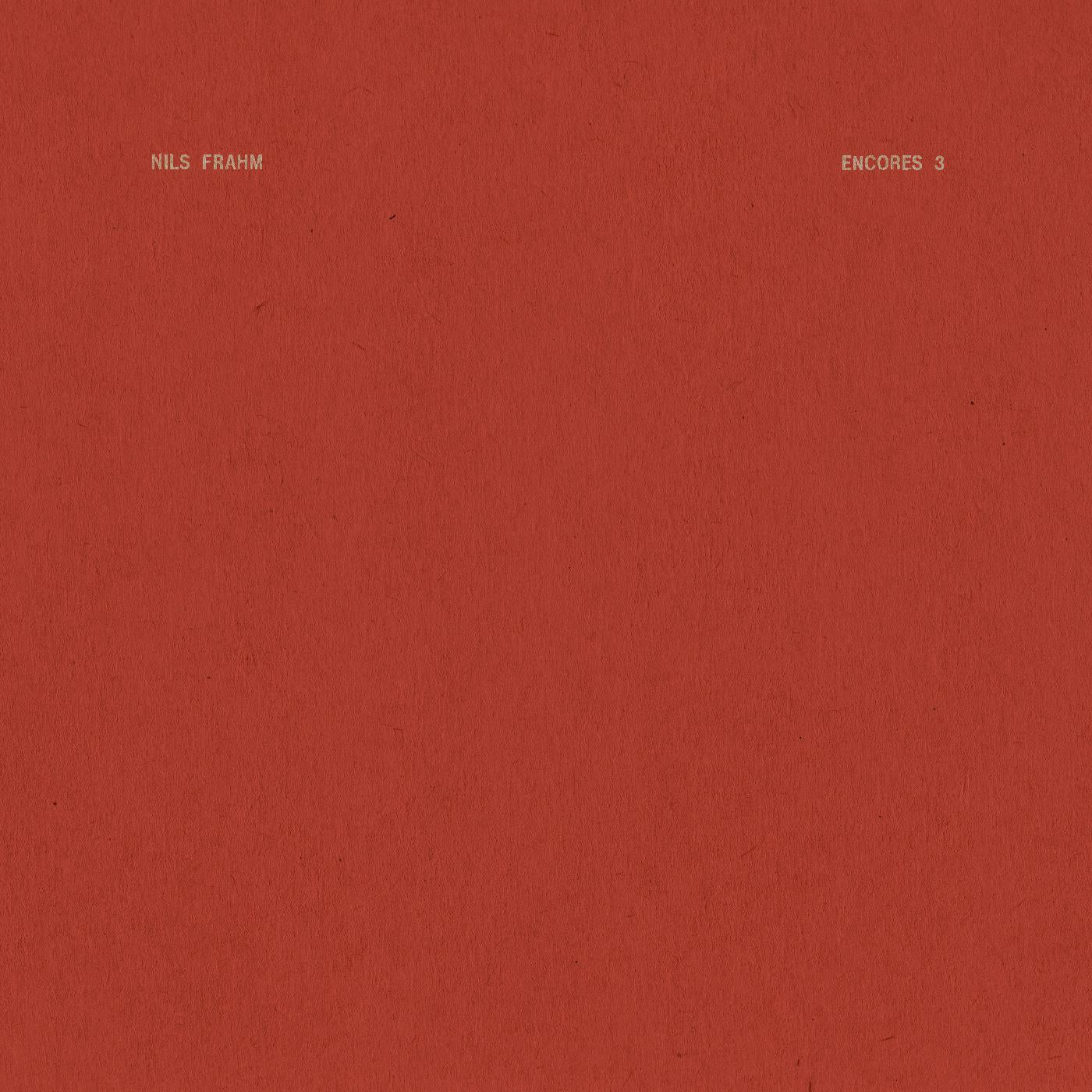 Nils Frahm - Encores 3 Vinyl 12" Vinyl