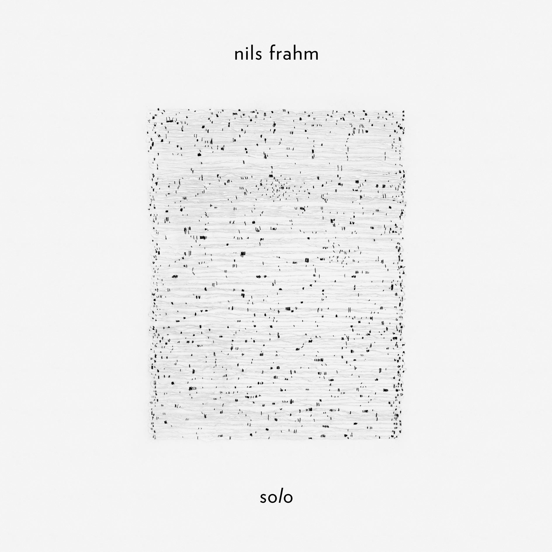 Nils Frahm - Solo Vinyl 1LP in Heavy-weight Sleeve w/ Braille insert + DL