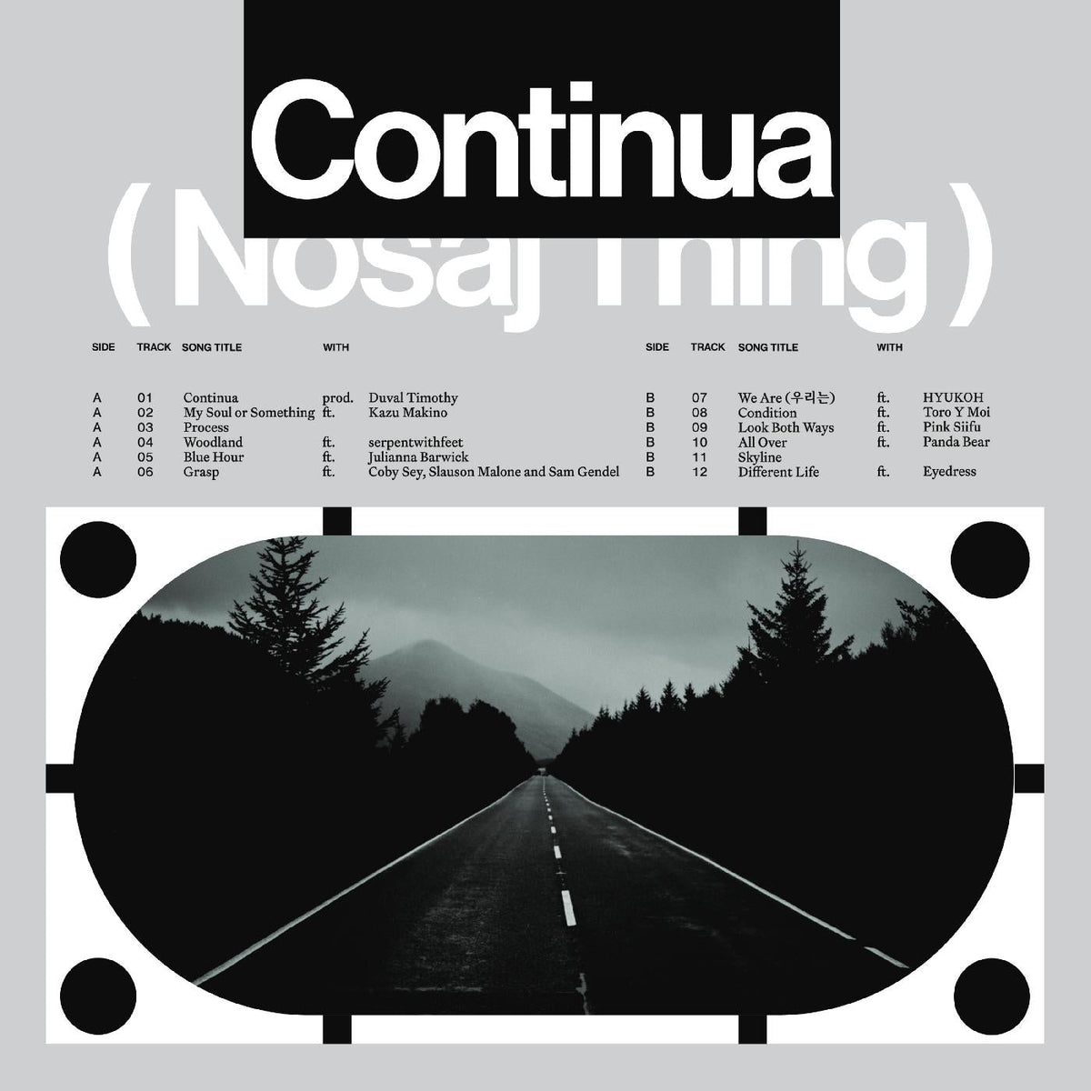Nosaj Thing - Continua (Indie Exclusive Crystal Clear Vinyl) Vinyl