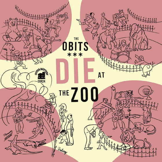 Obits - Die at the Zoo (YELLOW VINYL) Vinyl LP Yellow Vinyl