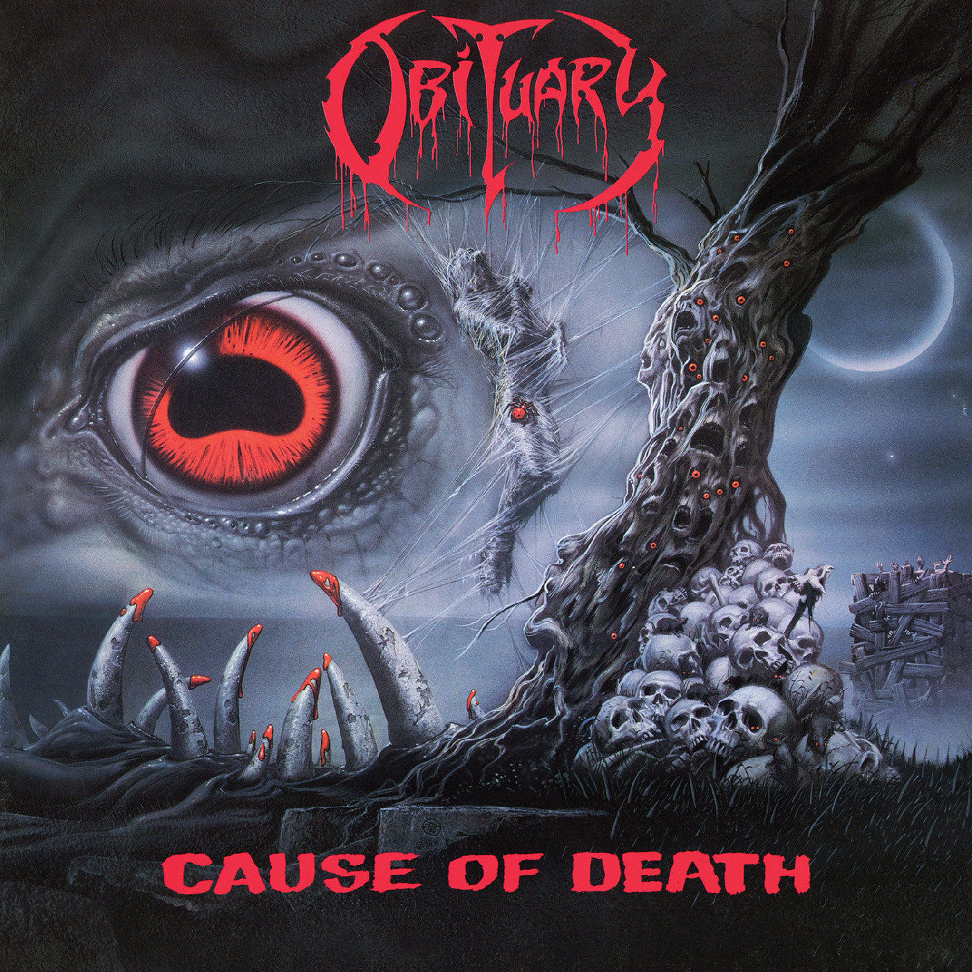 Obituary - Cause Of Death - Remastered (Gray With Black Splatter Vinyl) Vinyl