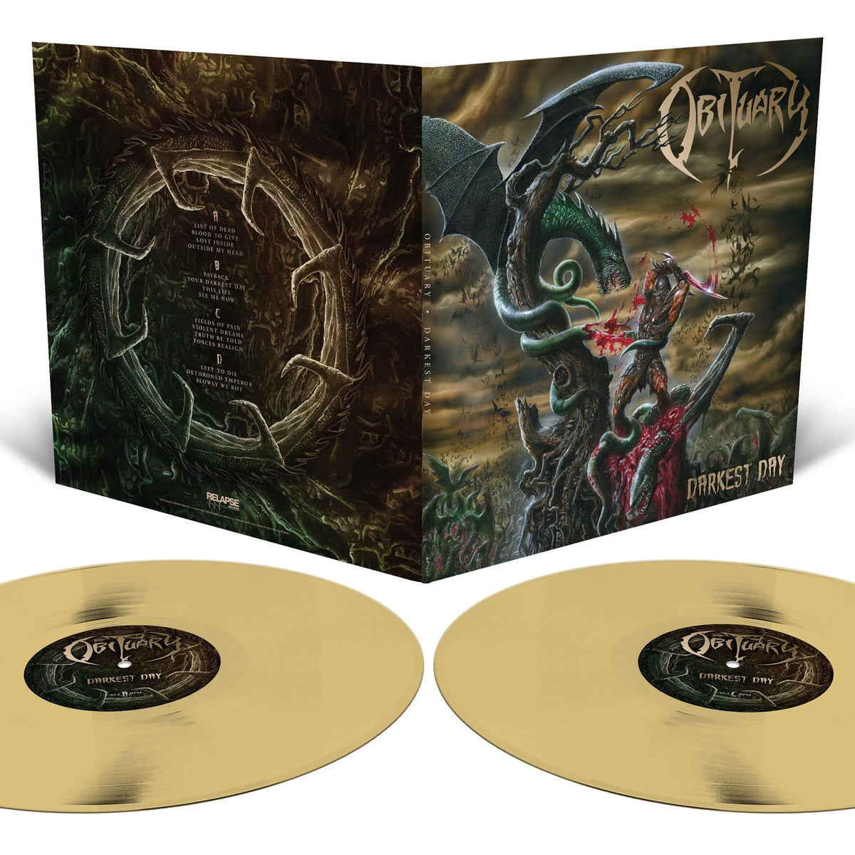 Obituary - Darkest Day (Reissue) [Translucent Gold Vinyl] [2LP] Vinyl