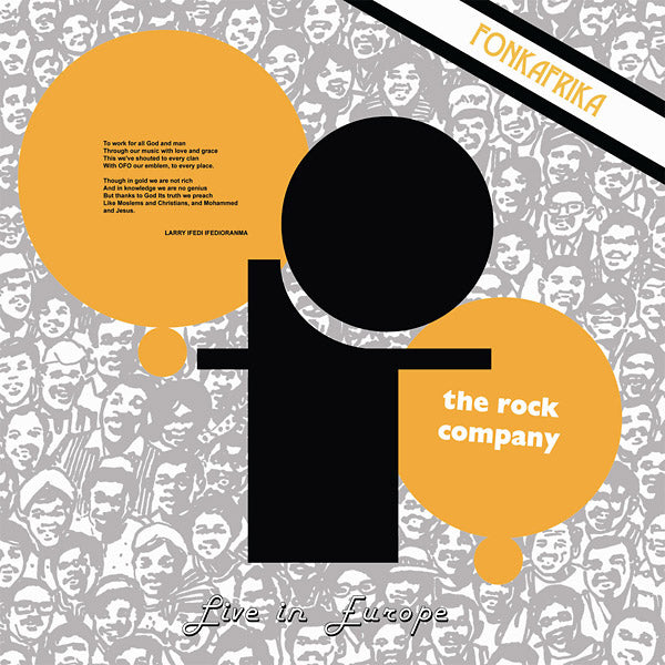 OFO THE ROCK COMPANY - Live In Europe - Fonk Afrika Vinyl LP