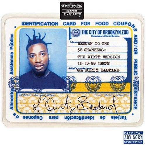 Ol' Dirty Bastard - Return to the 36 Chambers [Explicit Content] (Remastered) (2 Lp's) Vinyl