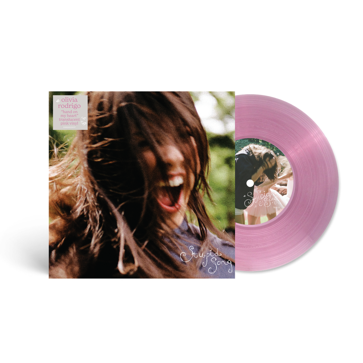Olivia Rodrigo - Stupid Song/ Stupid Song (Piano Version) (Translucent Pink Colored Vinyl) (7" Single) Vinyl