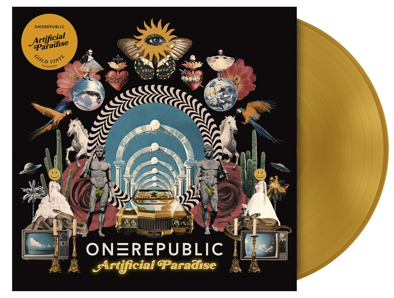 Onerepublic - Artificial Paradise (Colored Vinyl, Gold) Vinyl