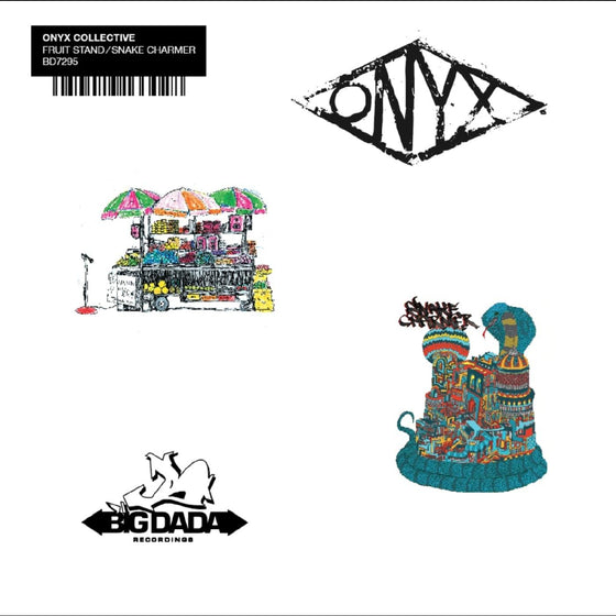 Onyx Collective - Fruit Stand / Snake Charmer Vinyl 7 Inch Vinyl Limited Edition 500 units w/ DL code